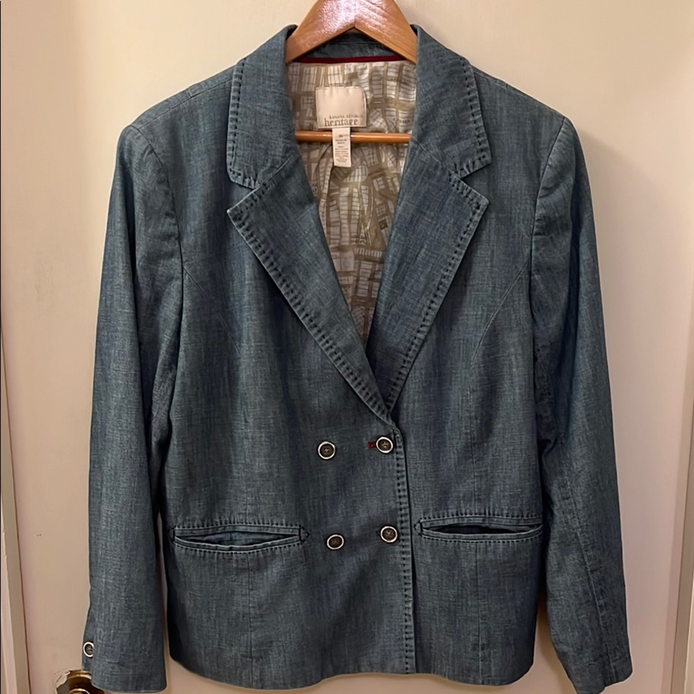 Banana Republic Heritage Blazer with Map Lining
